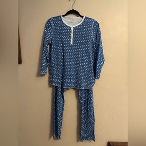 Roller Rabbit Pajamas Set in Blue with White Stars
